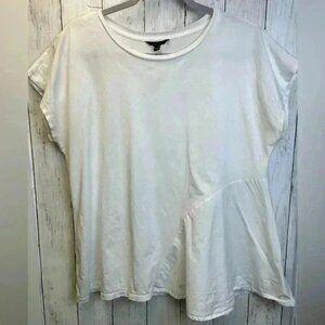 Banana Republic White Top size Large Summer/Lightweight